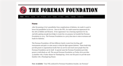 Desktop Screenshot of foreman-foundation.com